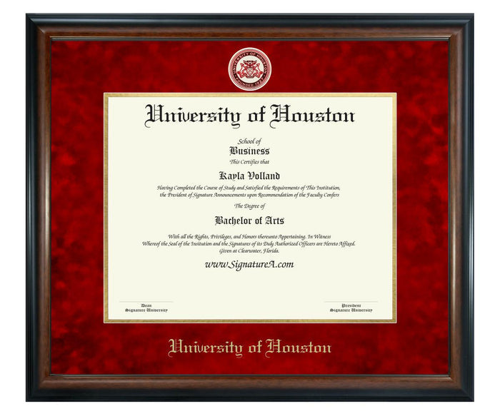 University of Houston Diploma Frame (SN)