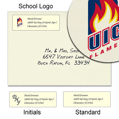 University of Illinois at Chicago Return Address Labels
