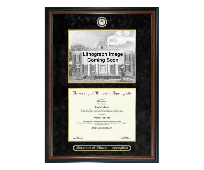 University of Illinois at Springfield Diploma Frame (SNL)