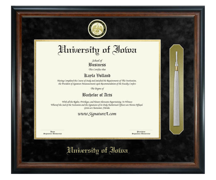 University of Iowa Diploma Frame (SNT)