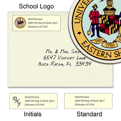 University of Maryland Eastern Shore Return Address Labels