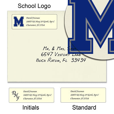 University of Memphis Return Address Labels