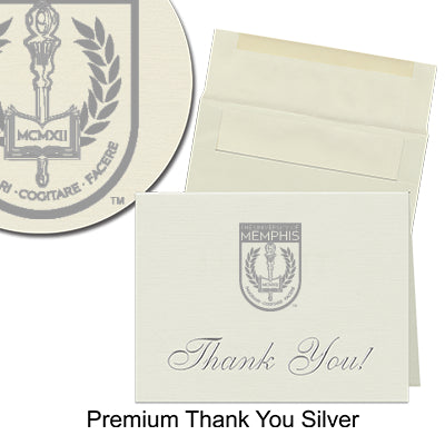 University of Memphis Thank You Cards