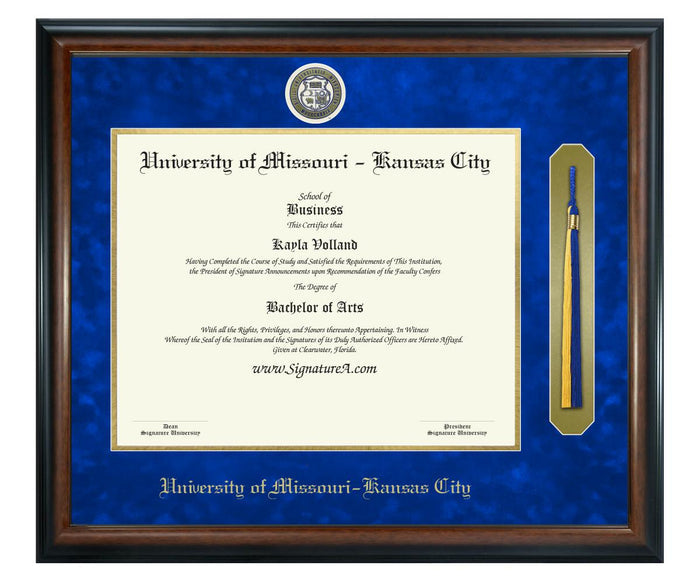 University of Missouri - Kansas City Diploma Frame (SNT)