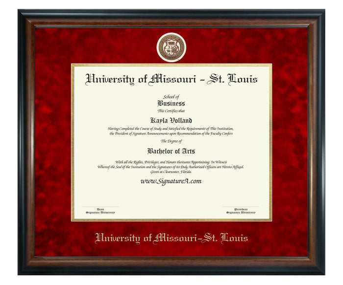 University of Missouri - St. Louis Diploma Frame (SN)