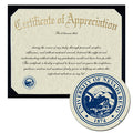 University of Nevada, Reno Certificate of Appreciation