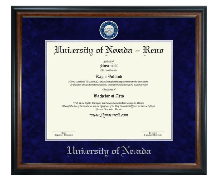 University of Nevada, Reno Diploma Frame (SN)