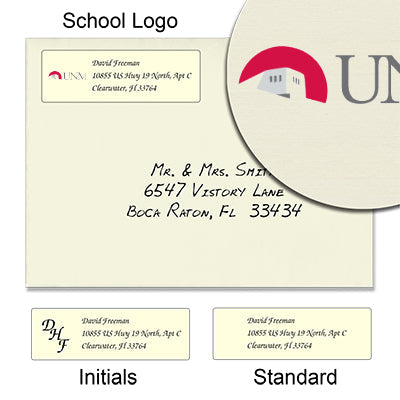 University of New Mexico Return Address Labels