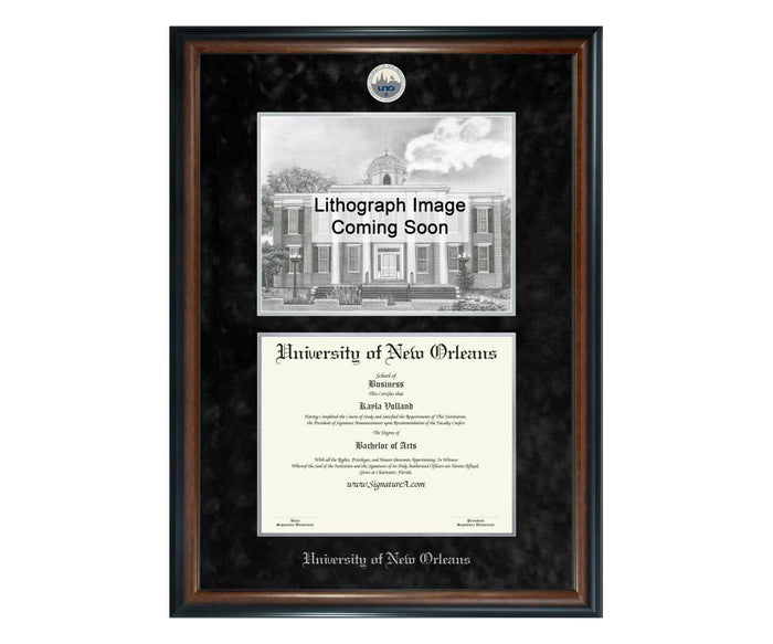 University of New Orleans Diploma Frame (SNL)