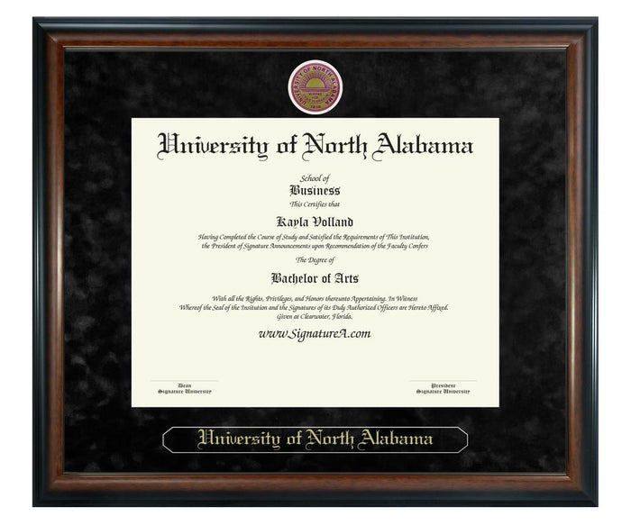 University of North Alabama Diploma Frame (SN)
