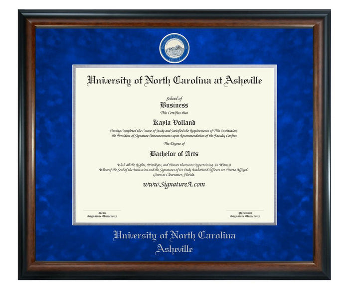 University of North Carolina at Asheville Diploma Frame (SN)