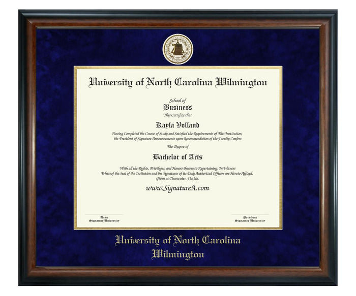 University of North Carolina Wilmington Diploma Frame (SN)