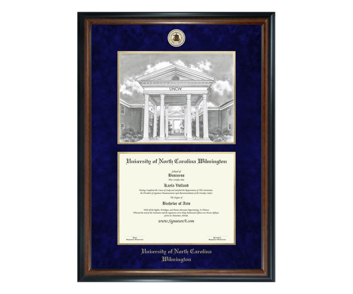University of North Carolina Wilmington Diploma Frame (SNL)