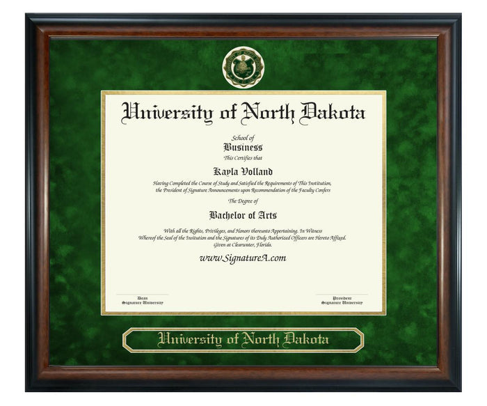University of North Dakota Diploma Frame (SN)