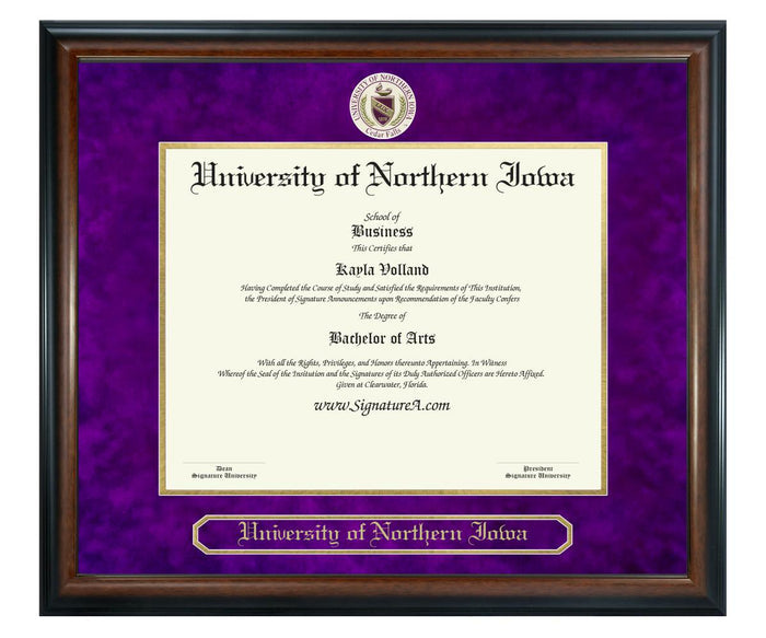 University of Northern Iowa Diploma Frame (SN)