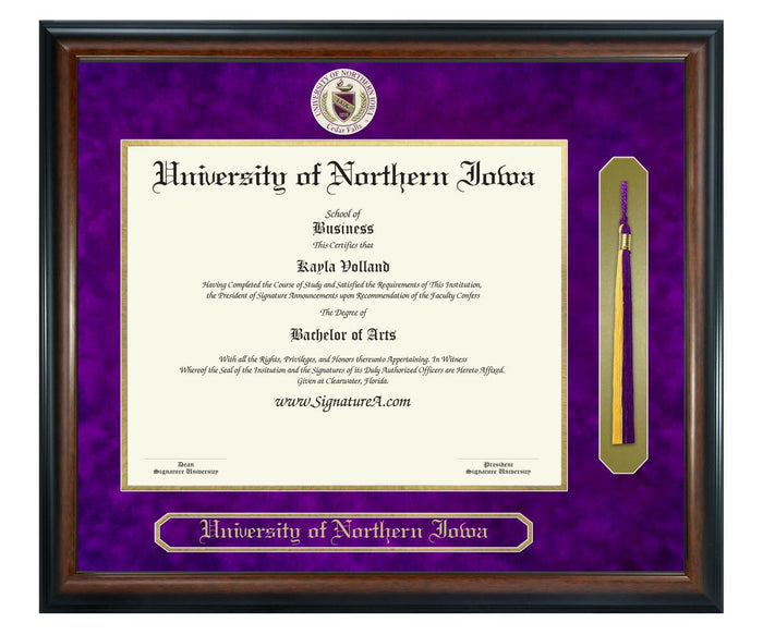 University of Northern Iowa Diploma Frame (SNT)