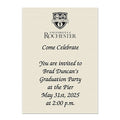 University of Rochester Personal Notecard
