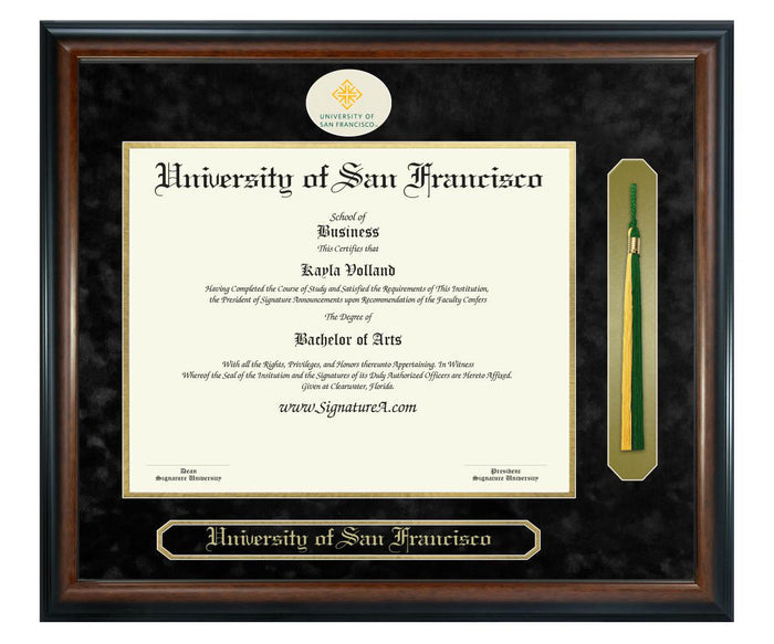 University of San Francisco Diploma Frame (SNT)