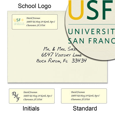 University of San Francisco Return Address Labels