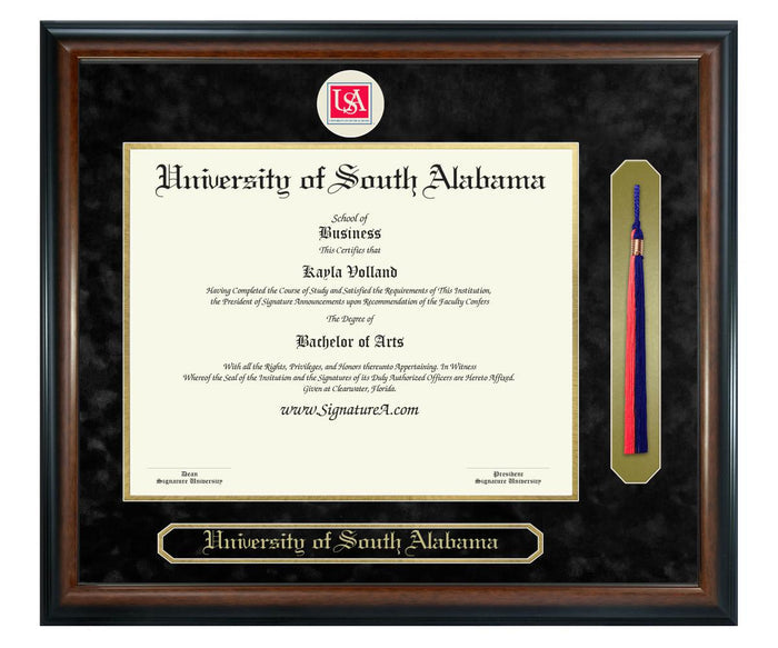 University of South Alabama Diploma Frame (SNT)