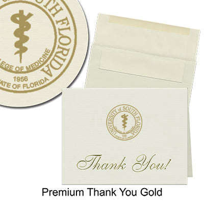 University of South Florida College of Medicine Thank You Cards