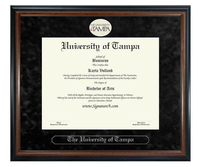 University of Tampa Diploma Frame (SN)
