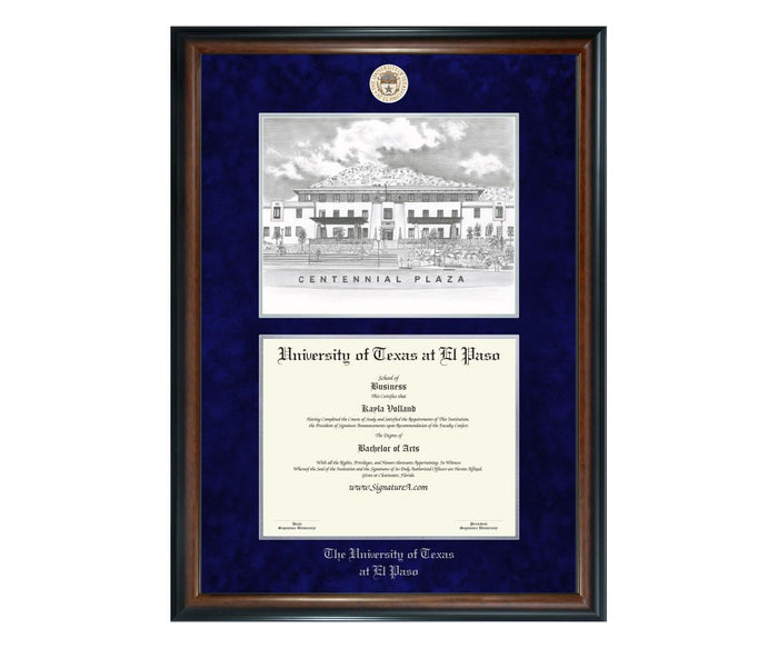 University of Texas at El Paso Diploma Frame (SNL)