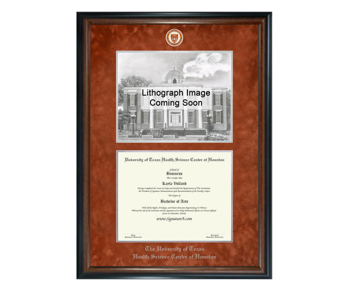 University of Texas Health Science Center at Houston Diploma Frame (SNL)