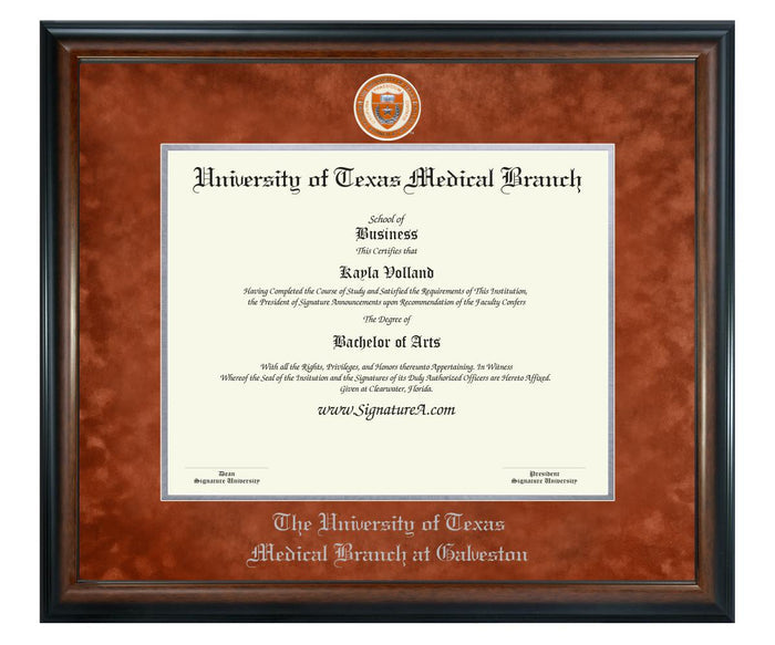 University of Texas Medical Branch Diploma Frame (SN)
