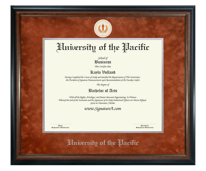 University of the Pacific Diploma Frame (SN)