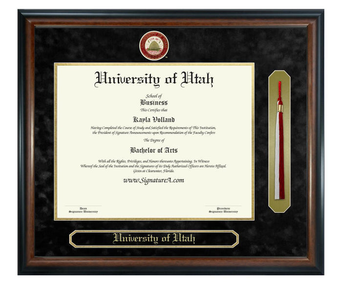 University of Utah Diploma Frame (SNT)