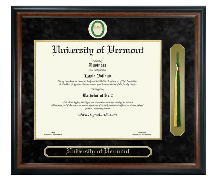 University of Vermont Diploma Frame (SNT)