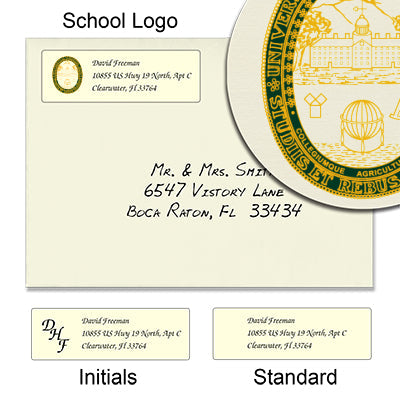 University of Vermont Return Address Labels