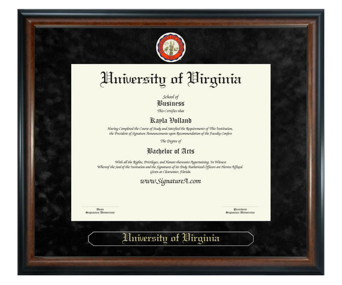 University of Virginia Diploma Frame (SN)