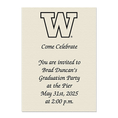 University of Washington Bothell Personal Notecard