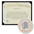 University of West Alabama Certificate of Appreciation