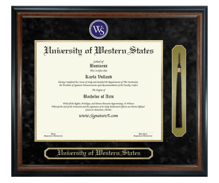 University of Western States Diploma Frame (SNT)