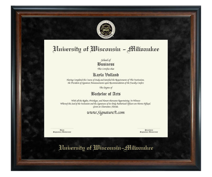 University of Wisconsin - Milwaukee Diploma Frame (SN)