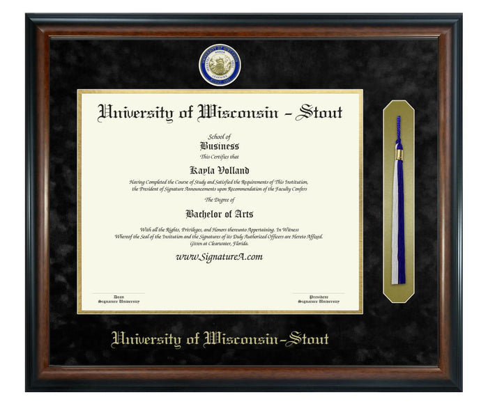 University of Wisconsin - Stout Diploma Frame (SNT)