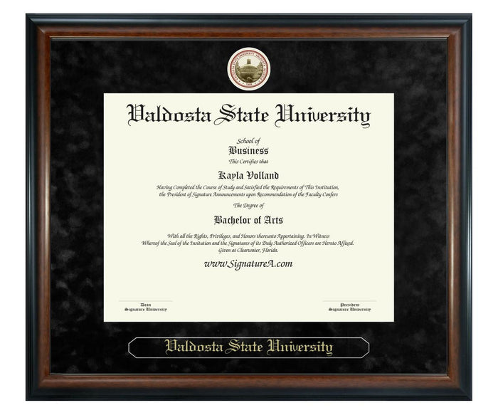 Valdosta State University Diploma Frame (SN)