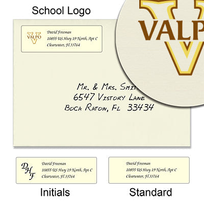 Valparaiso University Return Address Labels