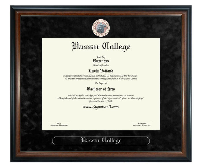 Vassar College Diploma Frame (SN)