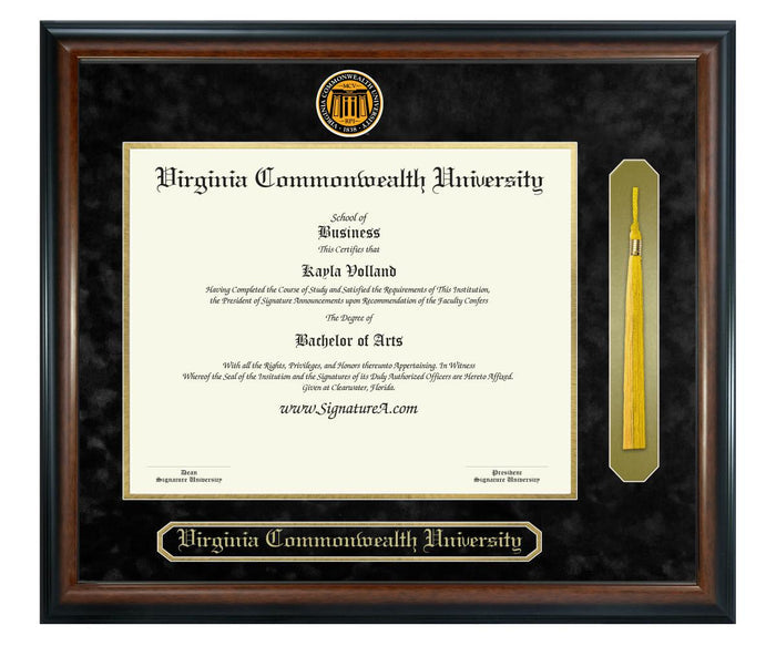 Virginia Commonwealth University Diploma Frame (SNT)