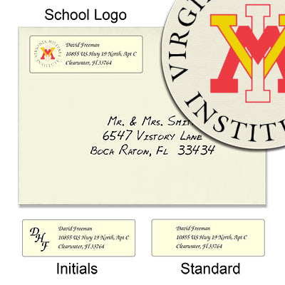 Virginia Military Institute Return Address Labels