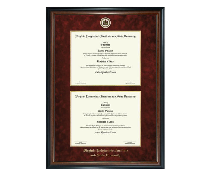 Virginia Polytechnic Institute and State University Diploma Frame (DSN)