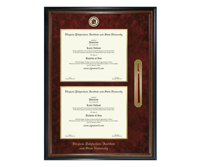 Virginia Polytechnic Institute and State University Diploma Frame (DSNT)