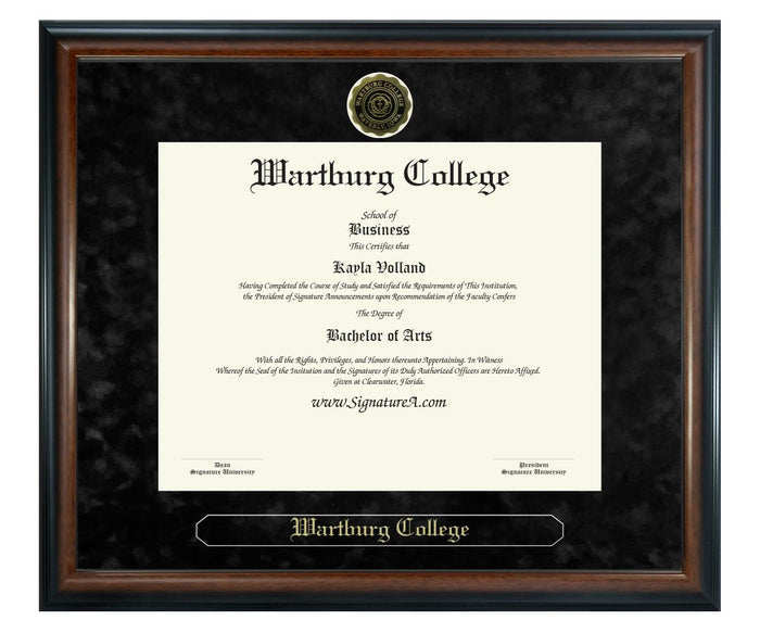 Wartburg College Diploma Frame (SN)
