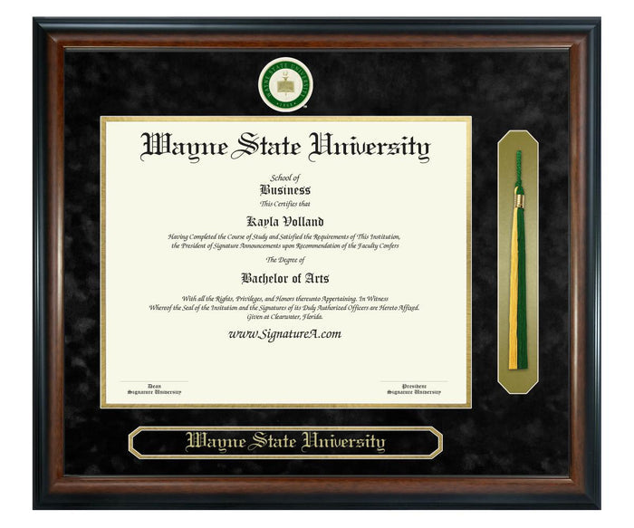 Wayne State University Diploma Frame (SNT)
