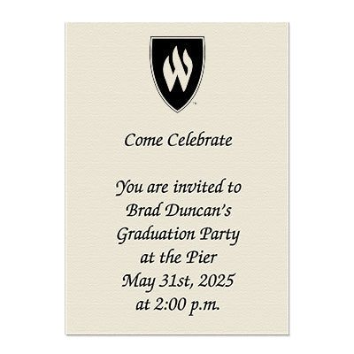 Weber State University Personal Notecard