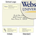 Webster University Return Address Labels